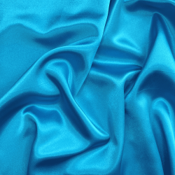 *Ткань Атлас-сатин, цвет Голубой (на отрез)  в Усть-Илимске