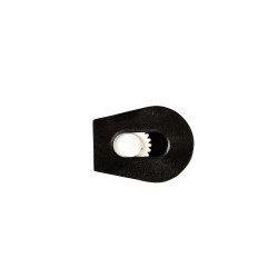 Зажим для шнура 4 мм KL цвет Чёрный + Белый (поштучно)  в Усть-Илимске