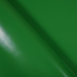 Тентовый материал ПВХ 450 гр/м2, Зелёный (Ширина 160см), на отрез  в Усть-Илимске, 450 г/м2, 799 руб