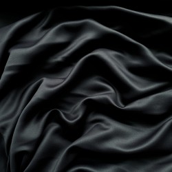 Светозатемняющая ткань для штор &quot;Блэкаут&quot; 95% (Blackout), цвет Черный (на отрез)  в Усть-Илимске