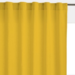 Штора уличная на Трубной ленте (В-220*Ш-145) Желтая, (ткань Оксфорд 600)  в Усть-Илимске