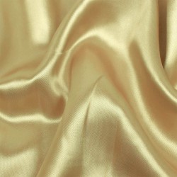 Ткань Атлас-сатин ЛЮКС, цвет Золотой (на отрез)  в Усть-Илимске