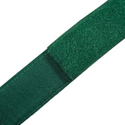 Контактная лента 40мм (38мм) цвет Зелёный (велькро-липучка, на отрез)  в Усть-Илимске
