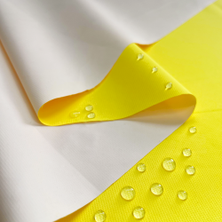 Водонепроницаемая Дышащая Мембранная ткань PU 10'000, цвет Жёлтый (на отрез)  в Усть-Илимске