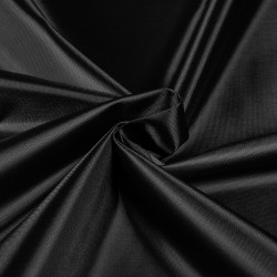 *Ткань Оксфорд 210D PU, цвет Черный (на отрез)  в Усть-Илимске