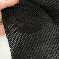 Сетка 3D трехслойная Air mesh 165 гр/м2, цвет Черный   в Усть-Илимске